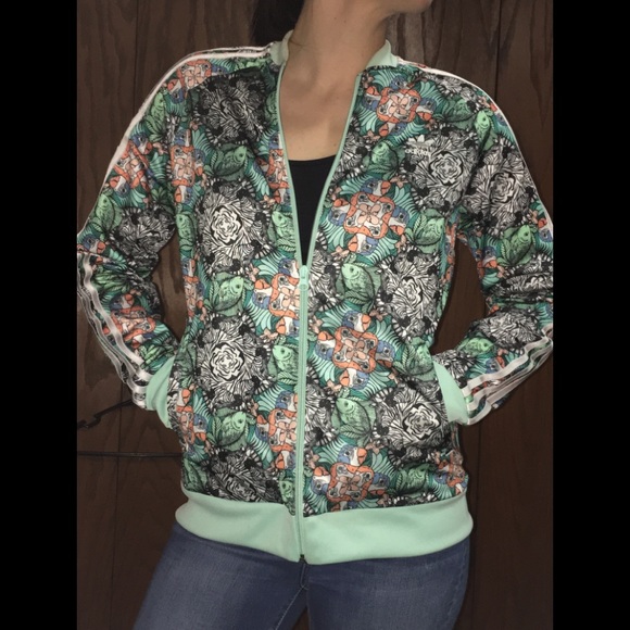 adidas Tops - Adidas animal zip up!